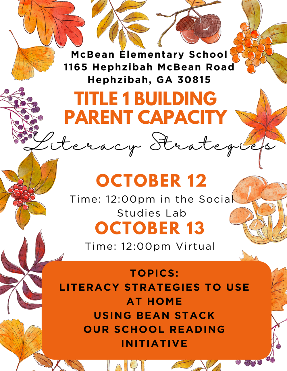 Building Parent Capacity